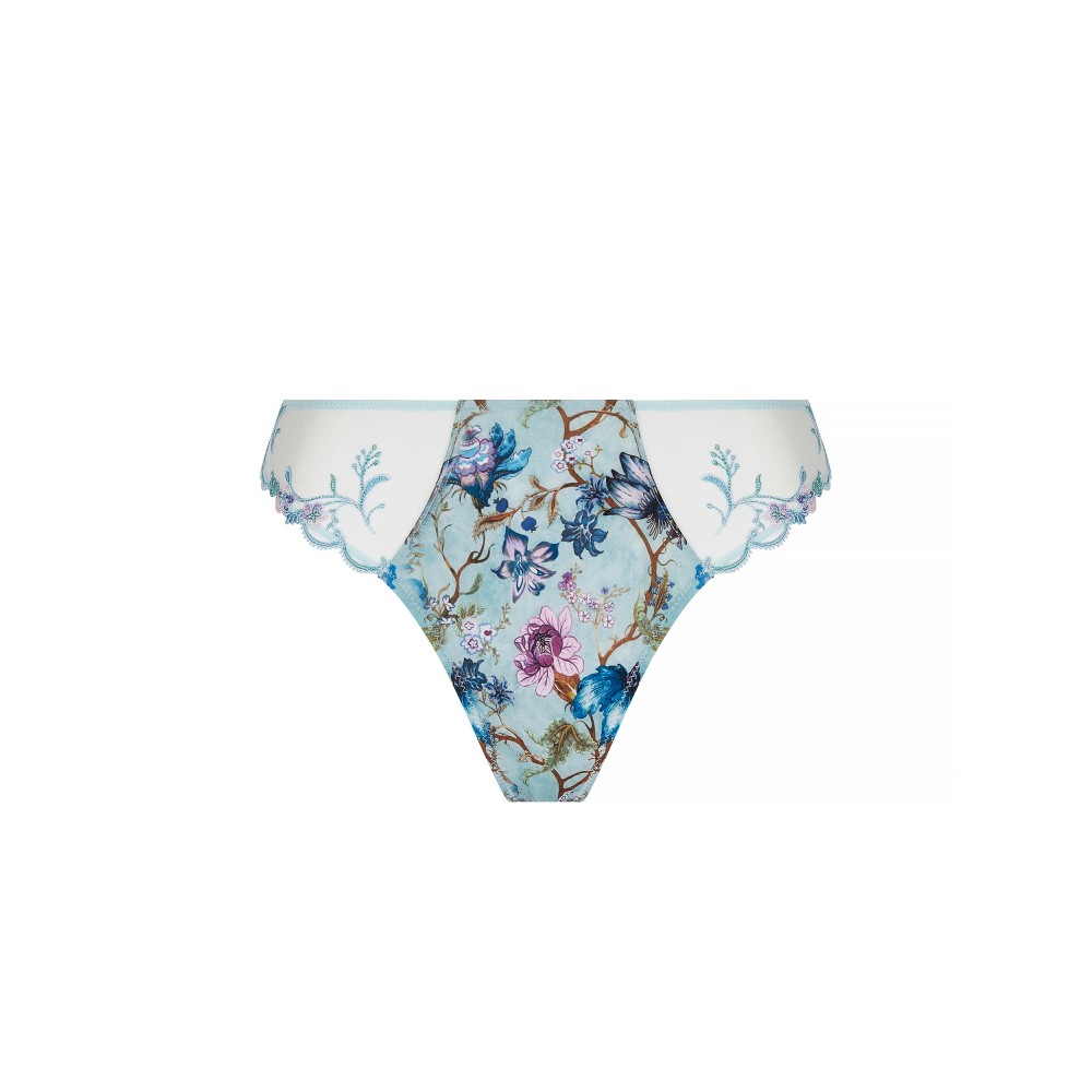String Lise Charmel Écrin Nature Taille 1 Bleu Paon - Neuf Avec étiquettes, Sous-vêtement Femme